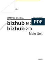 KONICAMINOLTA Bizhub 162 210 Service Manual Pages