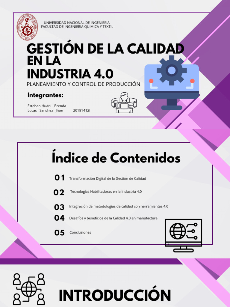 Grupo 2 Gestion de La Calidad en La Industria 4.o | PDF | Internet de ...