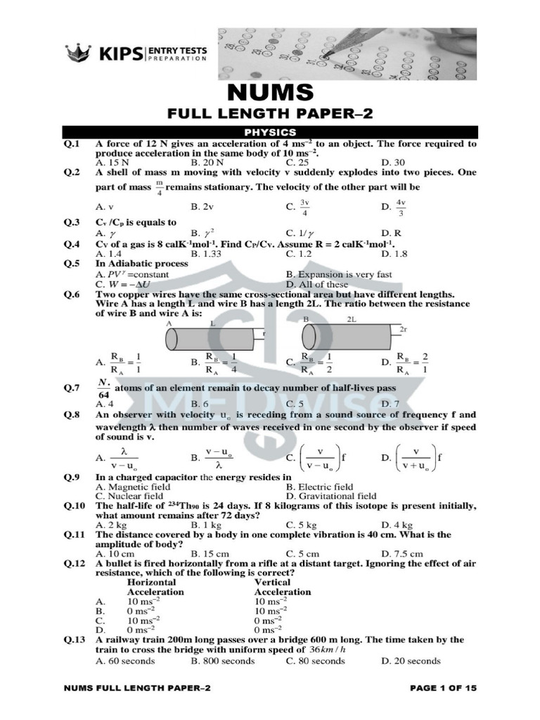 Kips Nums FLP#2 | PDF