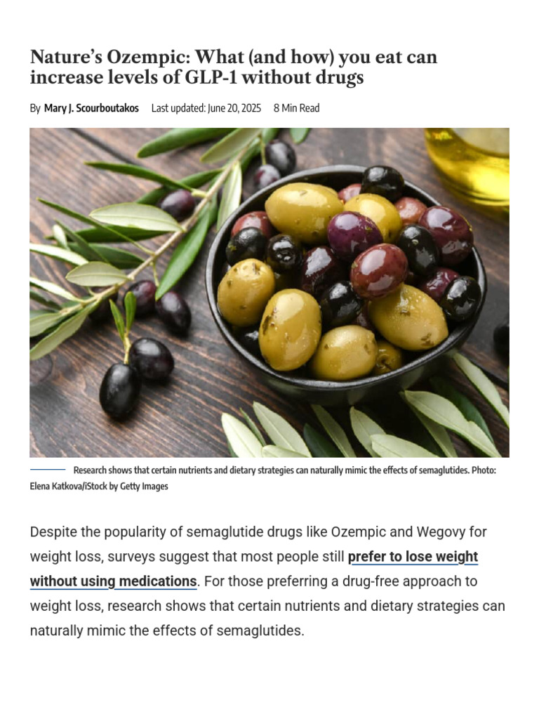 6 Foods that Increase GLP-1 Levels - Healthline