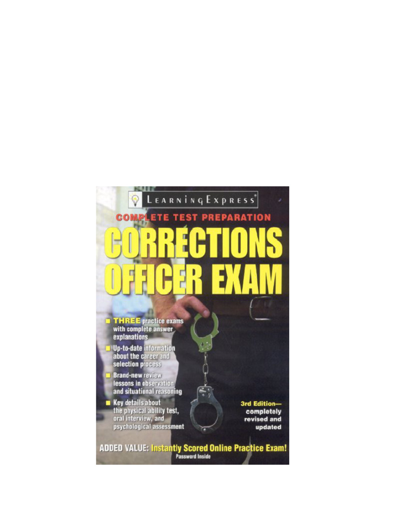 Corrections Officer Exam 3rd Edition Learningexpress Editors pdf Corrections Officer Exam 3rd Edition Learningexpress Editors pdf