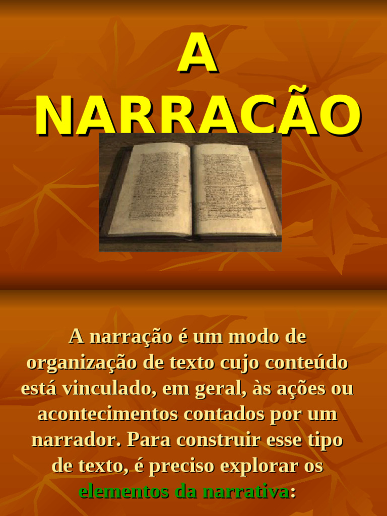 Narracao | PDF | Narrativa | Tempo