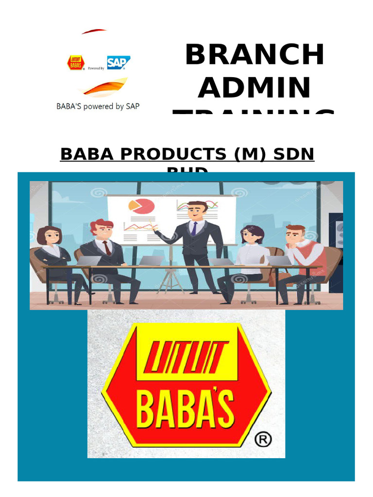 Branch Admin Training Overview | PDF | Cheque | Sales