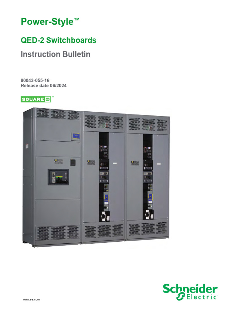 QED-2 Switchboard Instruction Manual | PDF | Switch | Electricity