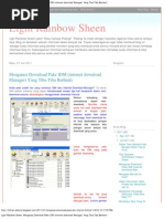 Download Light Rainbow Sheen_ Mengatasi Download Pake IDM Internet Download Manager Yang Tiba-Tiba Berhenti by REKSYYORKA SN88164444 doc pdf