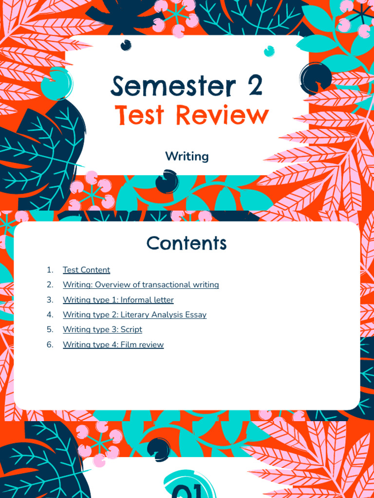 Semester 2 Writing Test Review Guide | PDF | Essays | Anne Frank