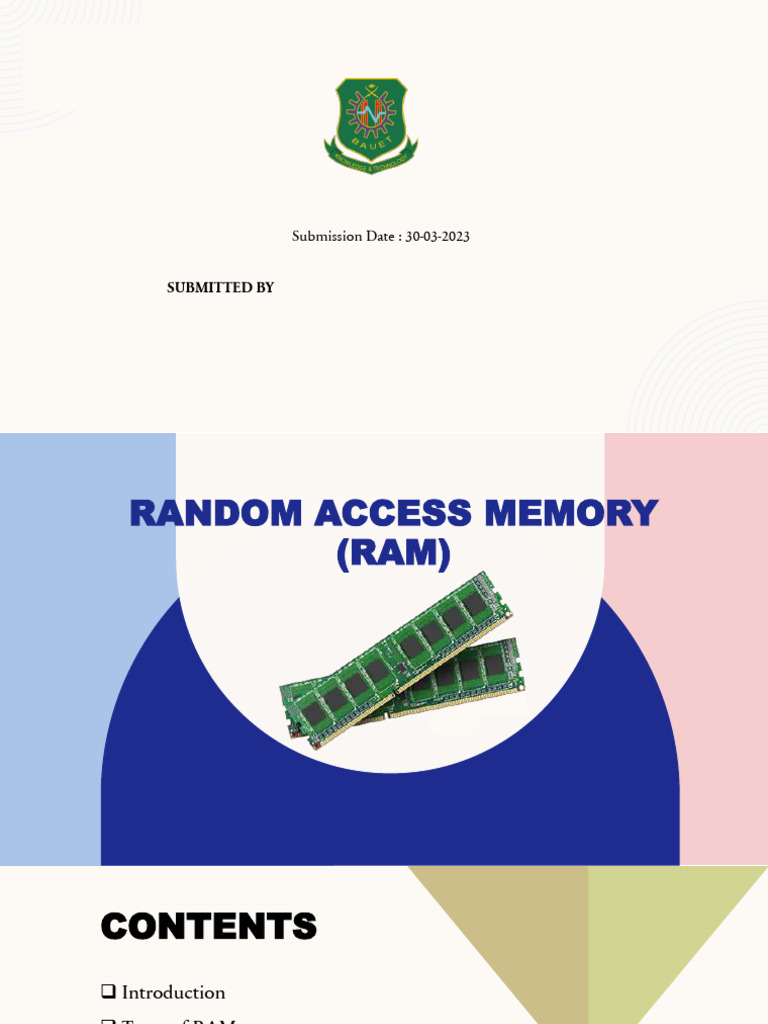 Understanding RAM: Types and Future | PDF
