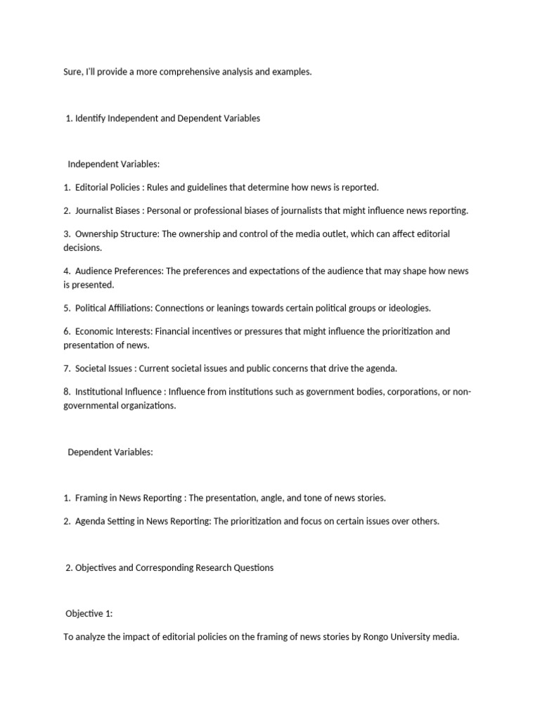 Rongo University Media: Framing & Agenda Analysis | PDF | Framing ...