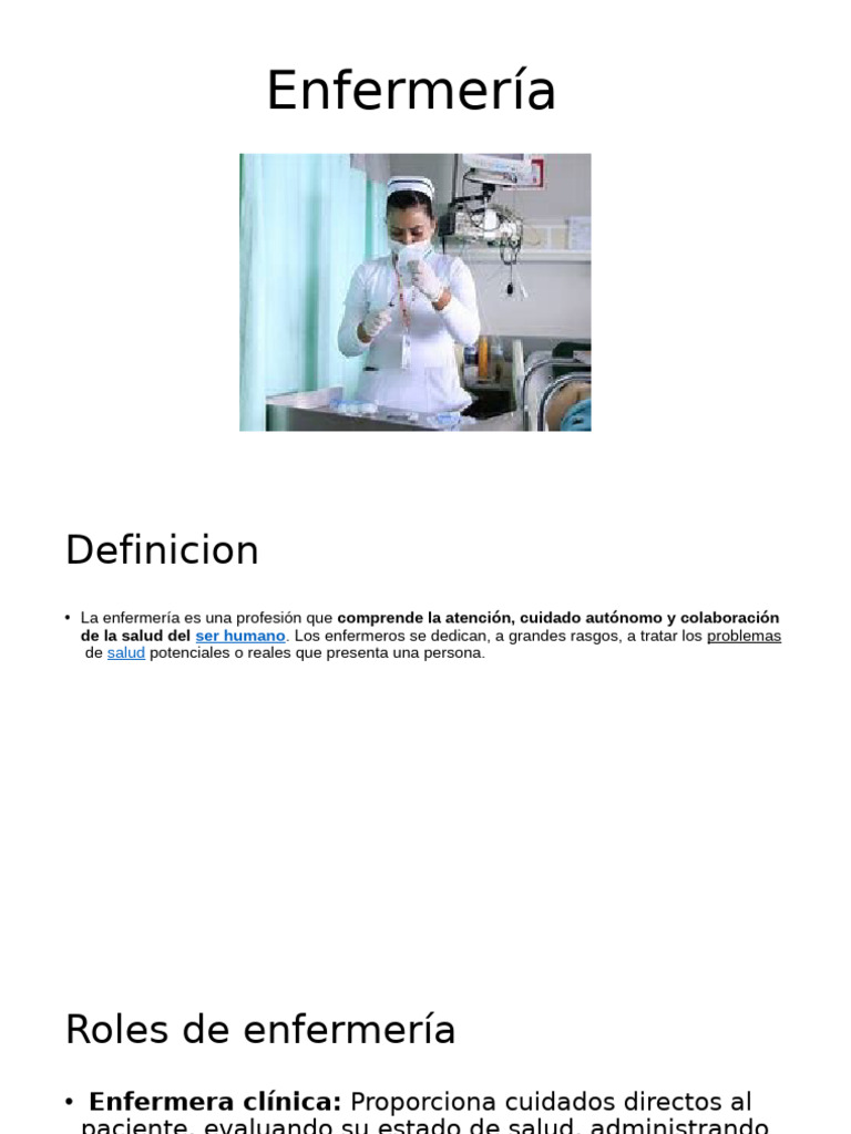Enfermería | PDF | Enfermería | Cuidado de la salud