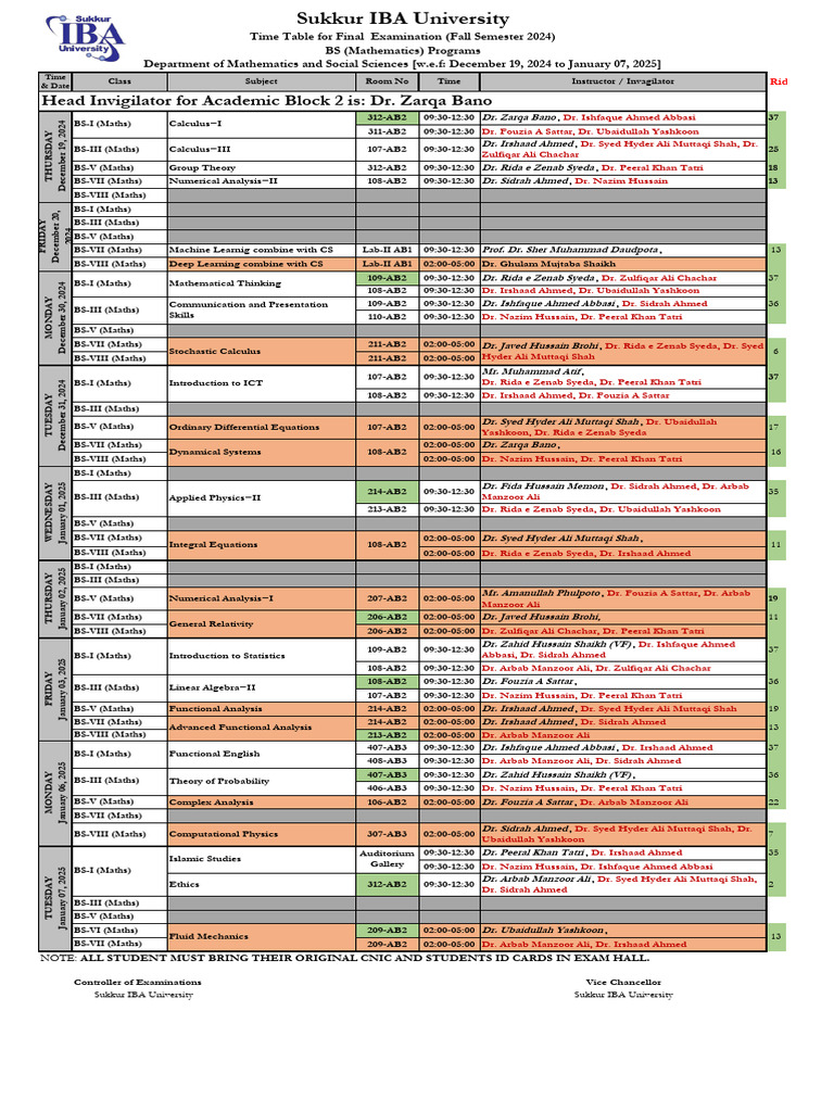 Final Exam BS Mathematics Upd9 | PDF | Applied Mathematics | Mathematics