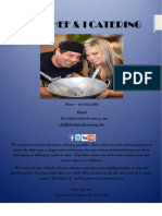 Catering Menu PDF 2012