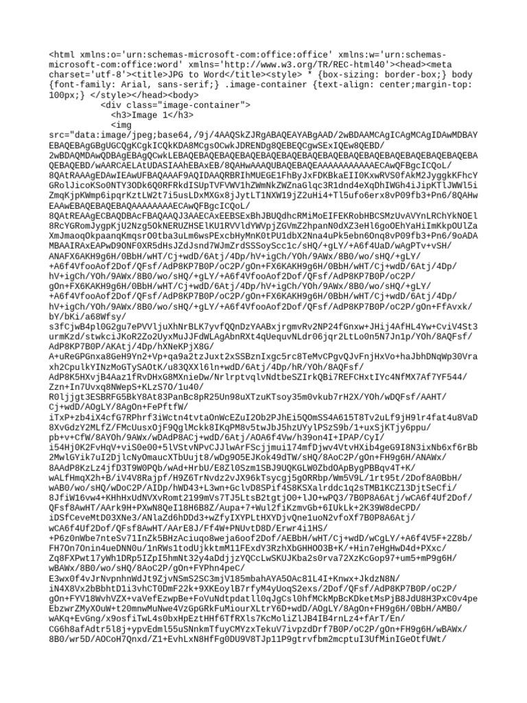 JPG To Word | PDF