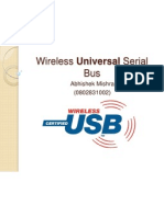 Wireless Universal Serial Bus by ABHISHEK MISHRA 0802831002