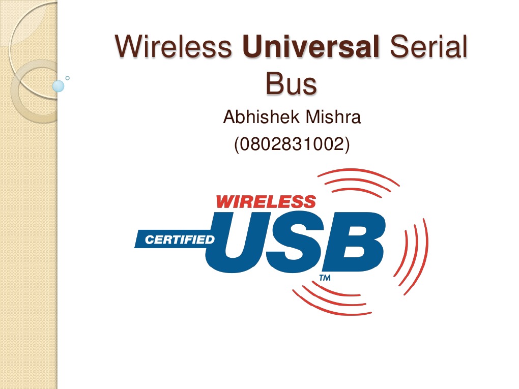 Overview of Wireless USB Technology | PDF | Usb | Wireless