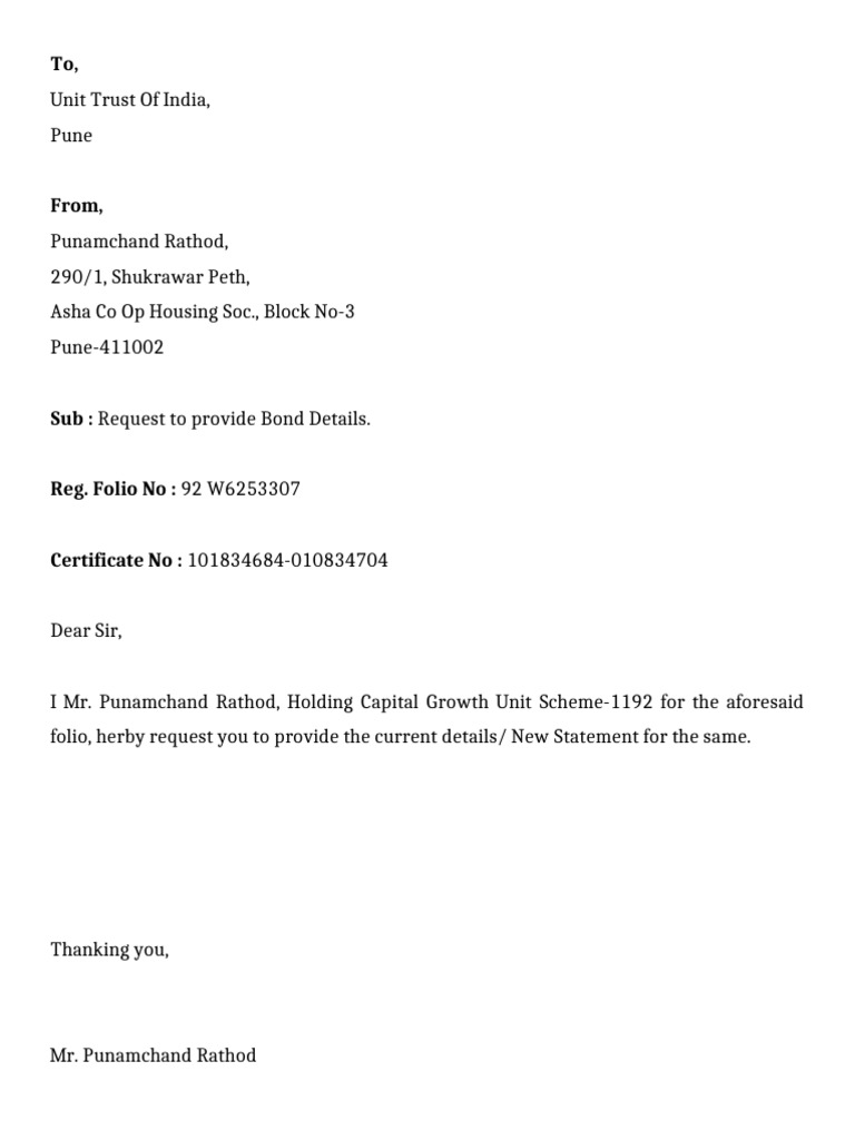 Request for Capital Growth Scheme Details | PDF