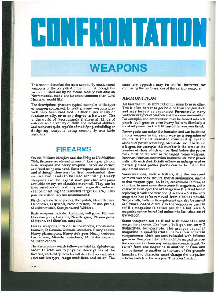Confrontation 1 | PDF