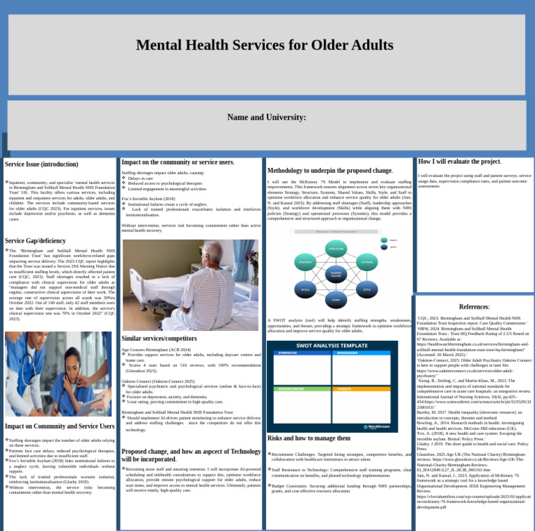 Mental Health Services for Seniors | PDF | Mental Health | Health Sciences
