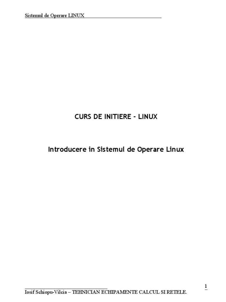 Initiere Linux