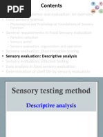 Sensory Evaluation Panelist Training Guide | PDF | Perception | Odor