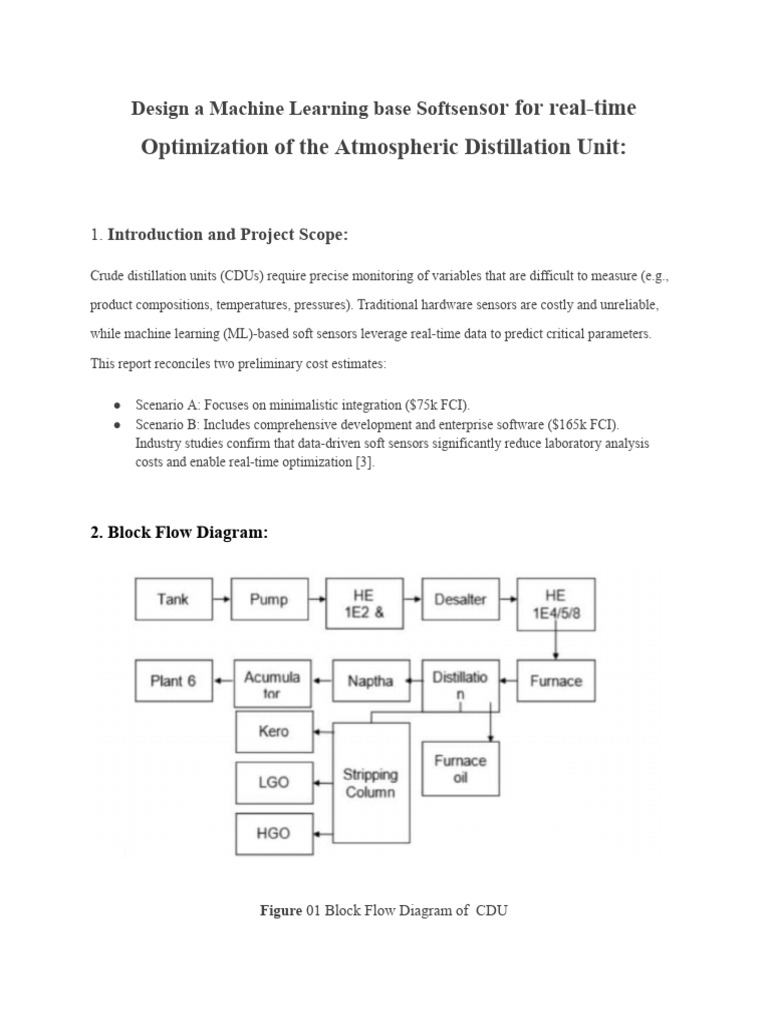 ML Soft Sensor for CDU Optimization | PDF | Chemical Process ...