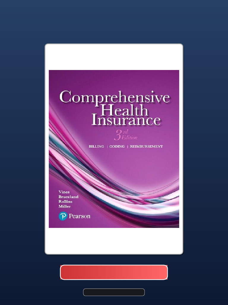 Comprehensive Health Insurance Billing Coding and Reimbursement 3rd ...