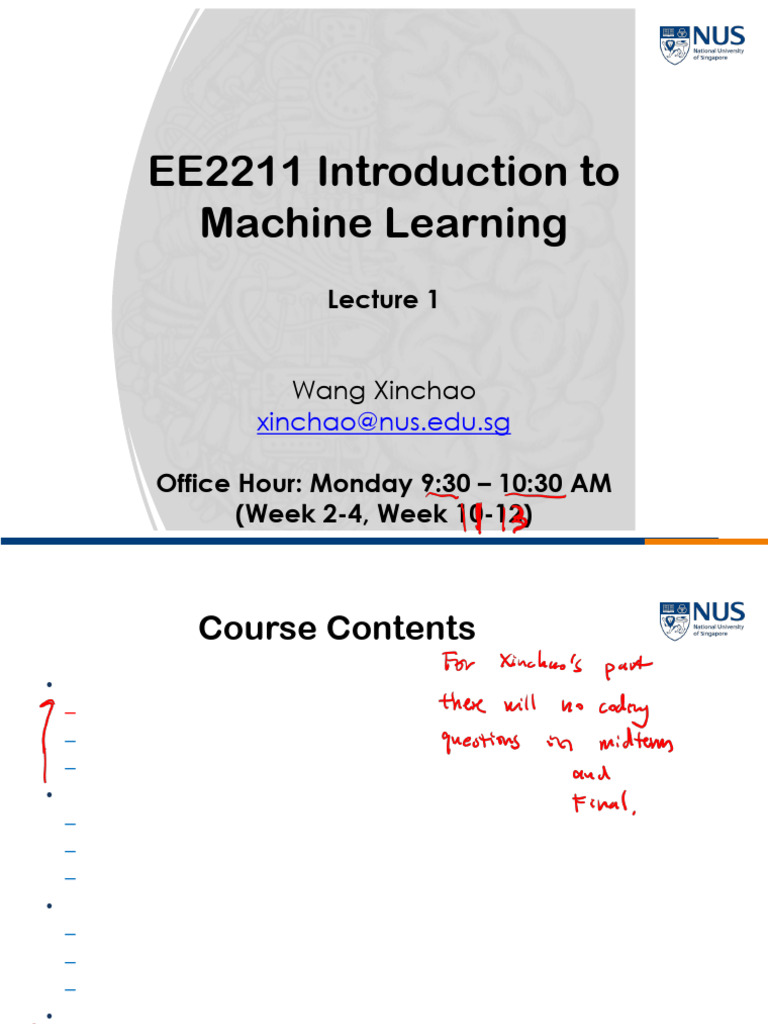 Introduction to Machine Learning Course | PDF | Level Of Measurement ...