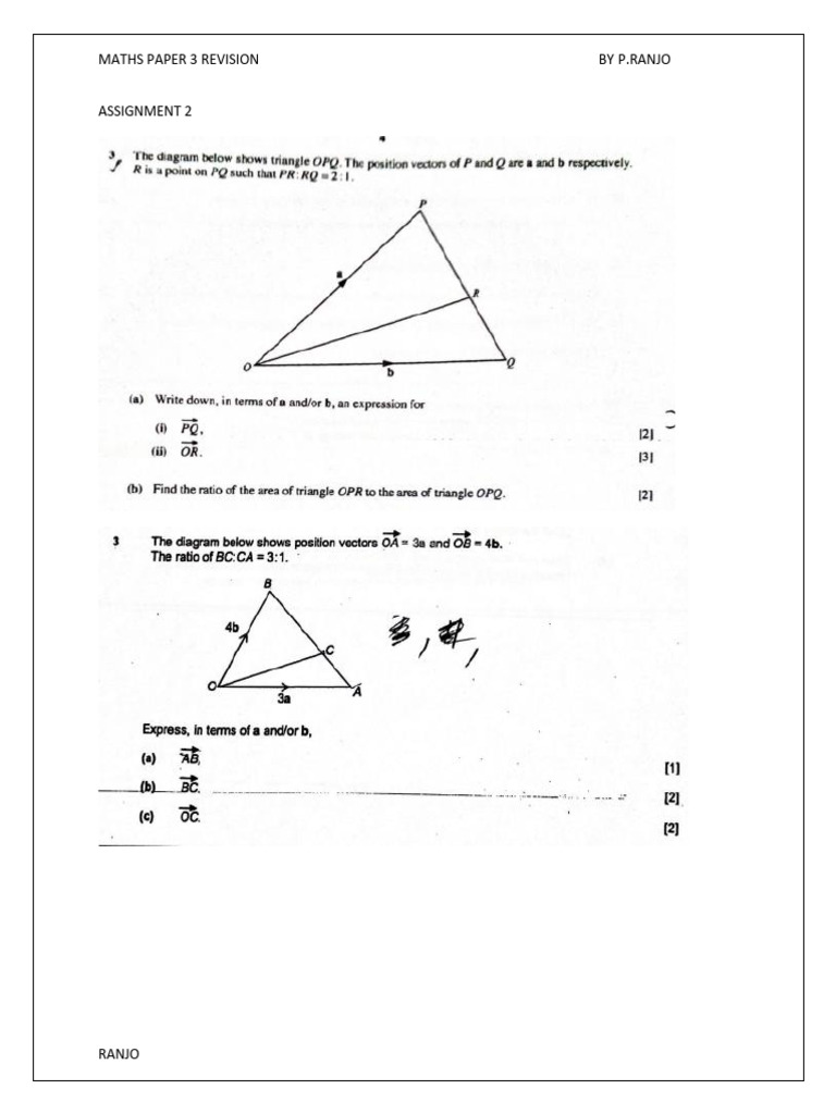 Assignment 2 Maths Paper 3 | PDF