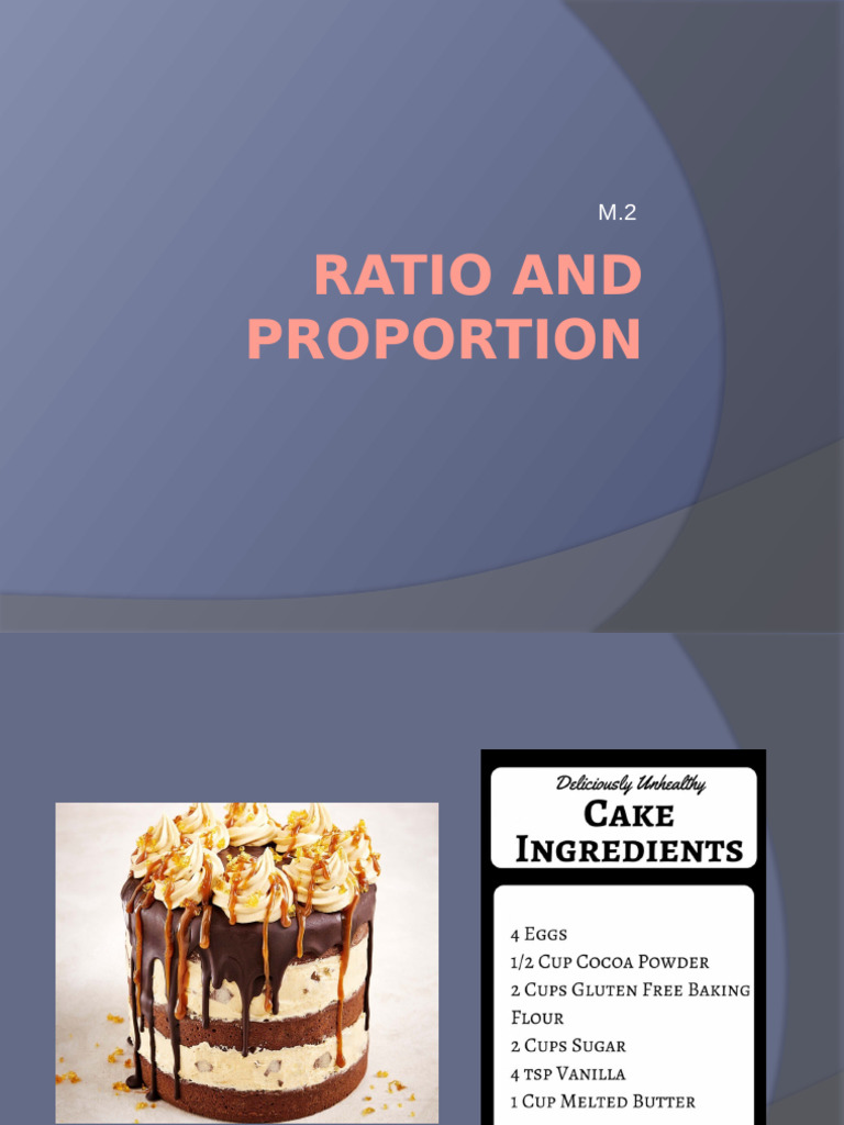 Ratio, Proportion, and Percentage | PDF | Ratio | Percentage