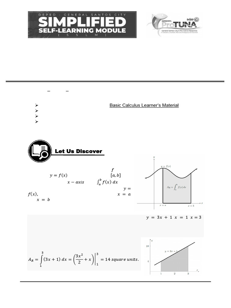 Area Calculation with Definite Integrals | PDF | Integral | Area