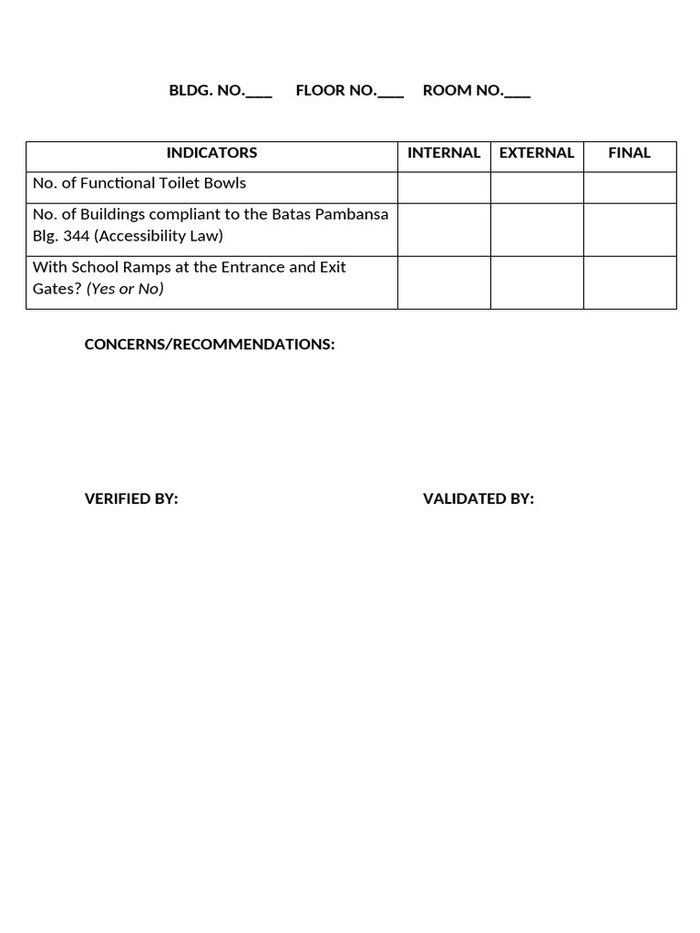 Form 5 Facility | PDF