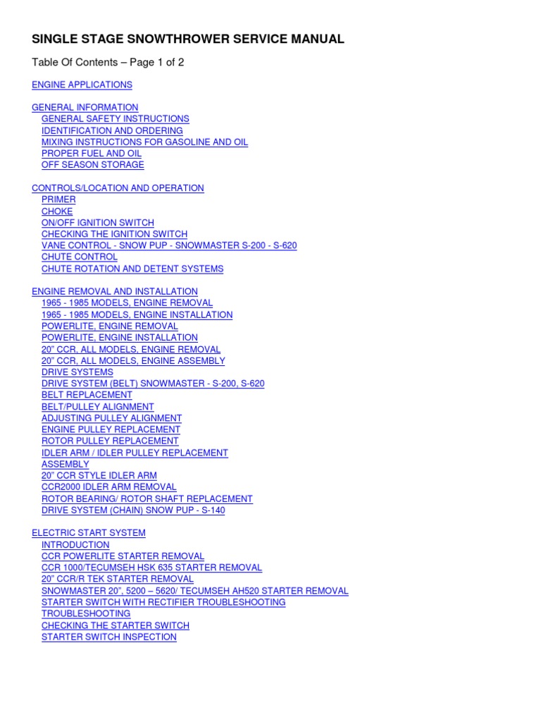 Toro Ccr 2000 Parts Diagram - General Wiring Diagram