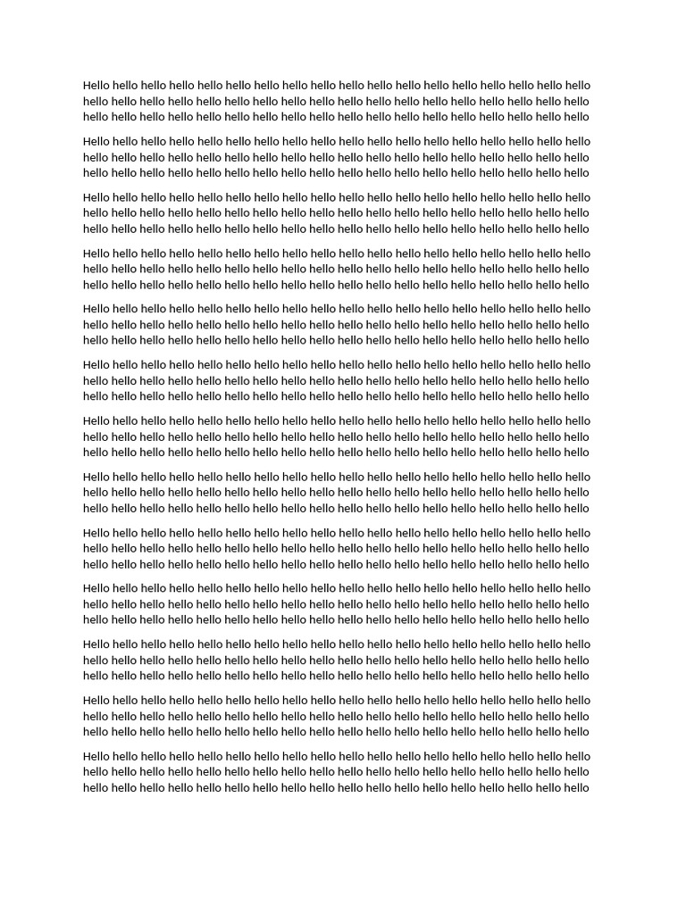 Hello 3 | PDF