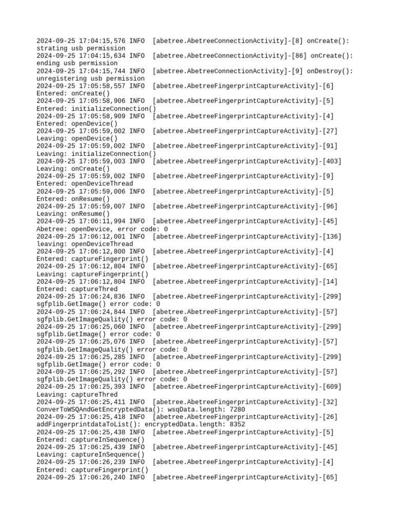 Log TCap | PDF | Electronics | Usb