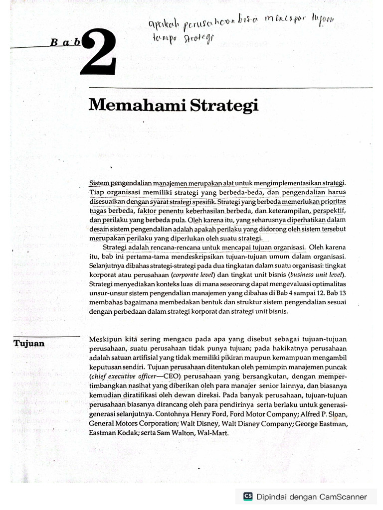 Bab 2 Memahami Strategi - SPM | PDF