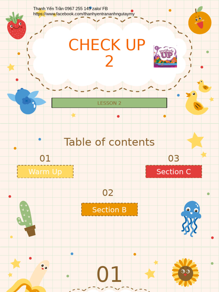 Up 1 Check Up 2 Lesson 2 | PDF