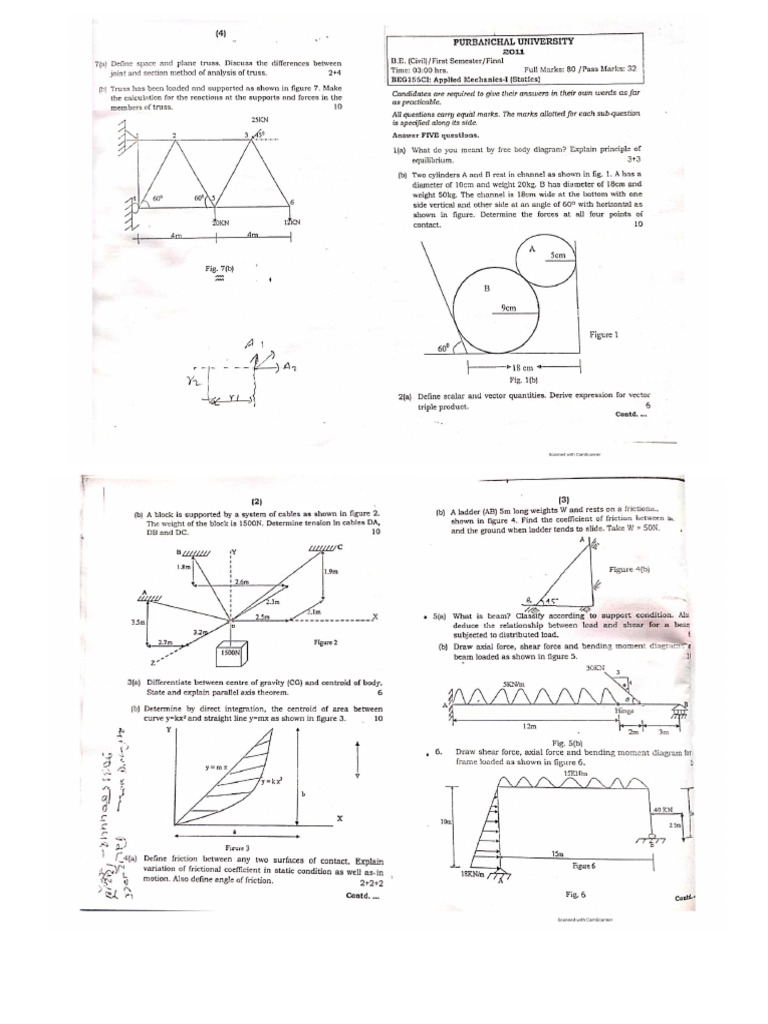 Mechanics Questions | PDF