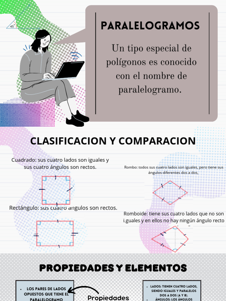Paralelogramo | PDF | Ángulo | Geometría del plano euclidiano