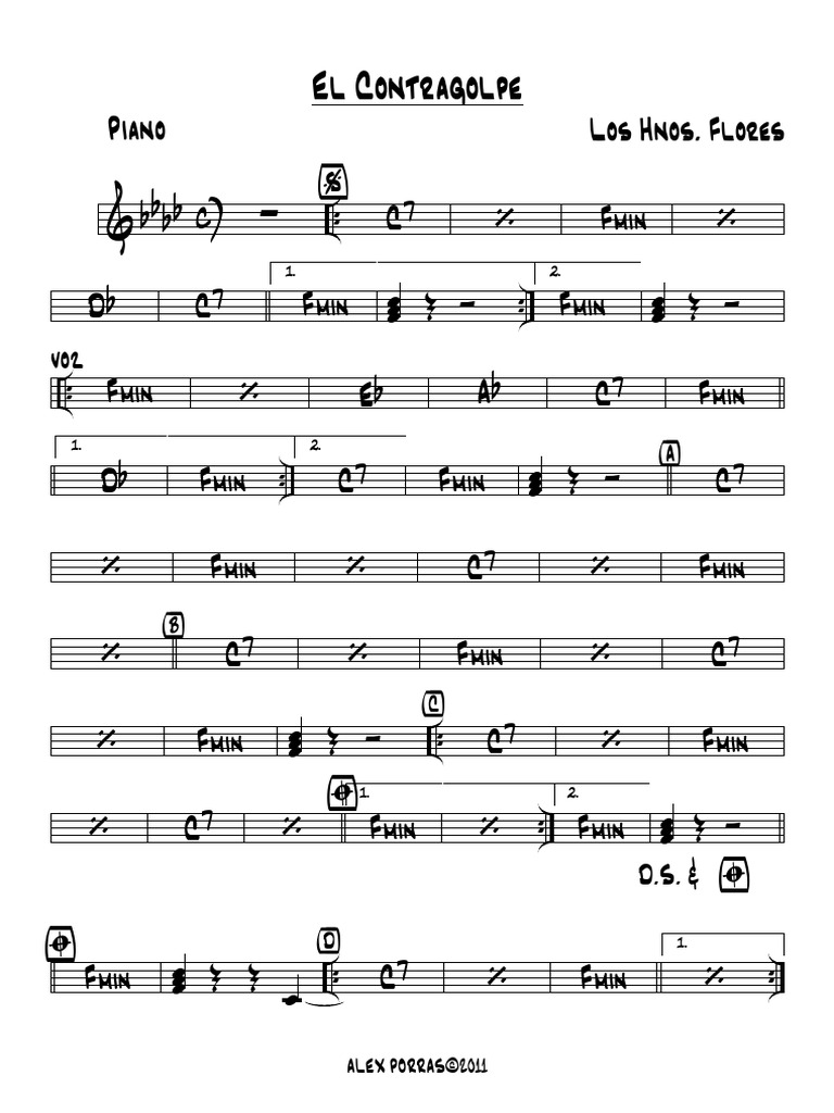 El Contragolpe - Piano | PDF