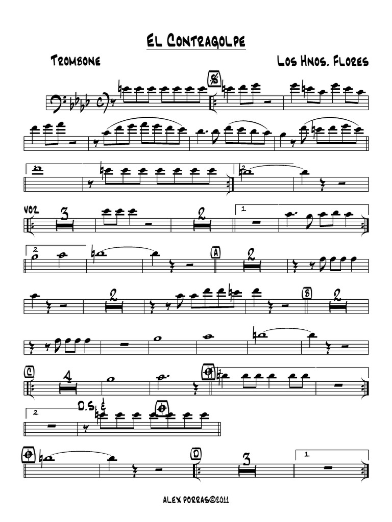 El Contragolpe - Trombone | PDF