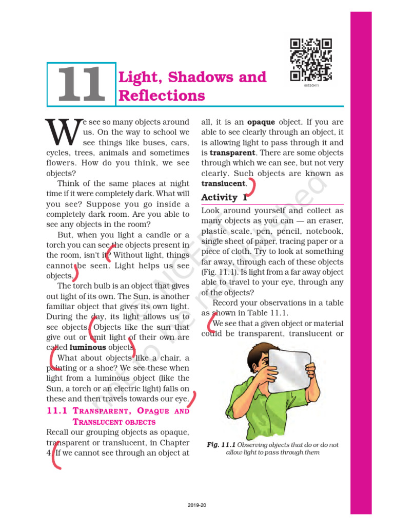 Understanding Light and Shadows | PDF | Mirror | Light