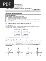 Understanding the CAST Rule in Trigonometry | PDF | Trigonometric ...