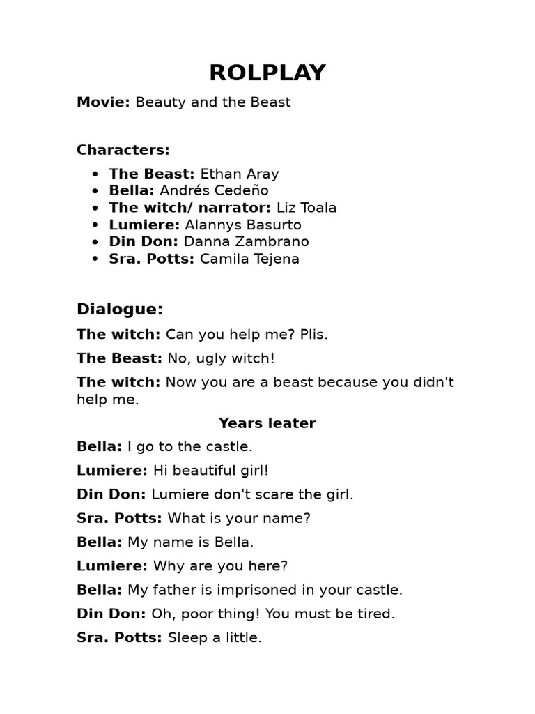 Rol Play | PDF