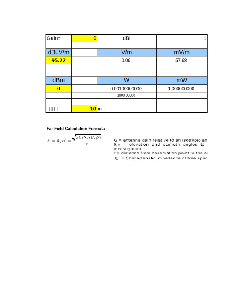 Far Field Calculation | PDF
