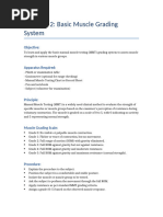 Manual Muscle Test Grading Guide | PDF | Diseases And Disorders ...