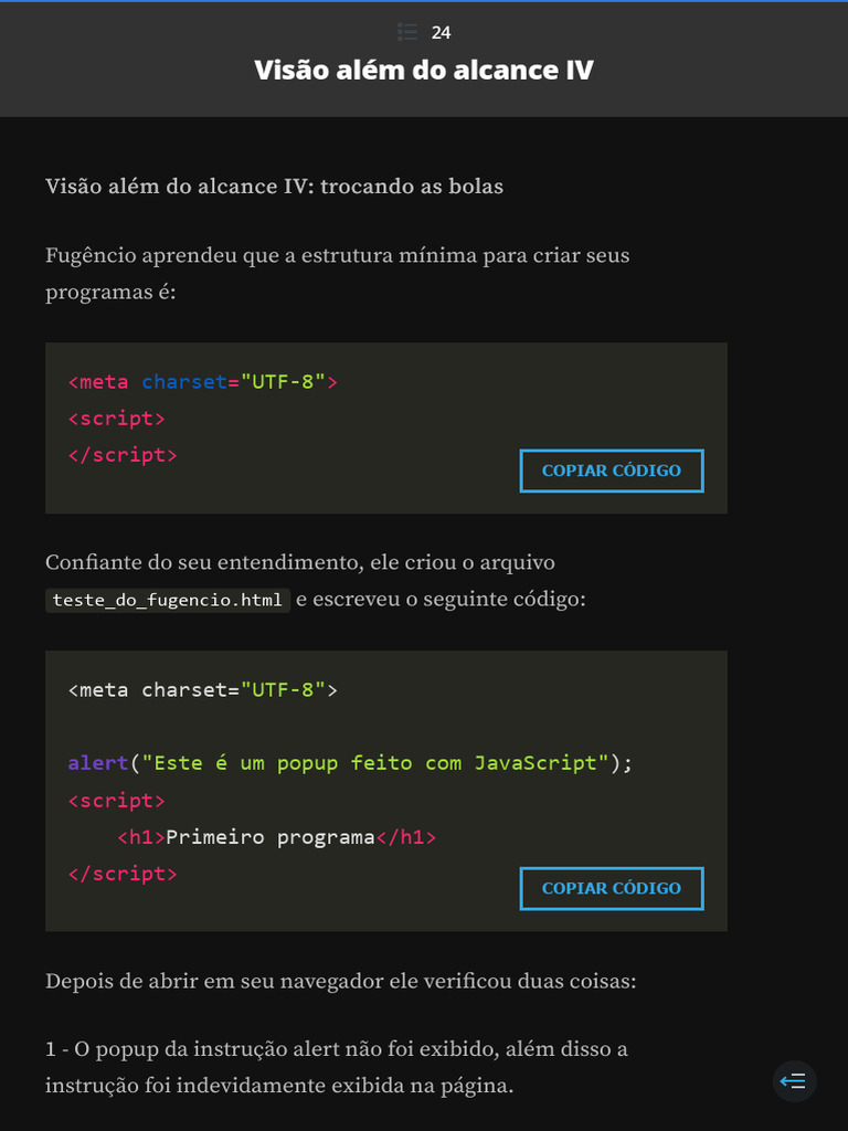 Corrigindo Código JavaScript em HTML | PDF | Script Java | Html