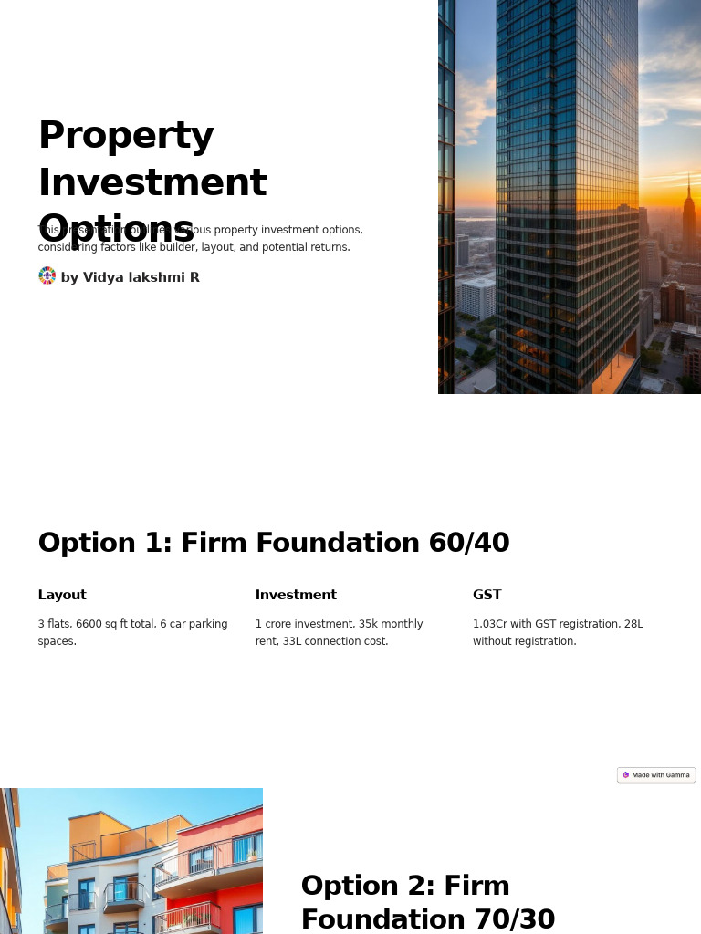 Property Investment Options | PDF
