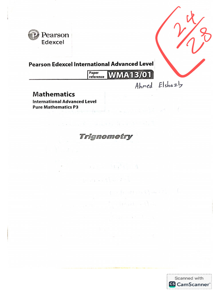 P3 Trigonometry | PDF