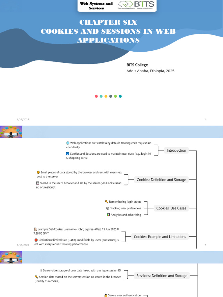 Cookies and Sessions in Web Apps | PDF | Http Cookie | World Wide Web