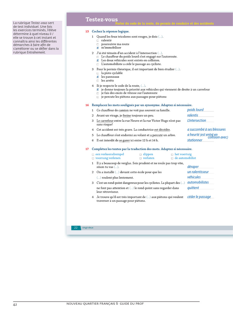 Guide sur le code de la route et permis | PDF | Conduite automobile ...