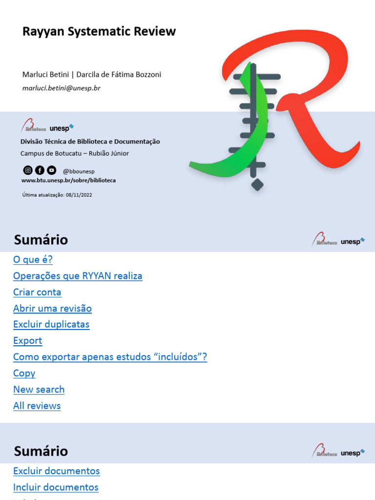 Guia Completo do Rayyan para Revisões | PDF | Análise sistemática ...